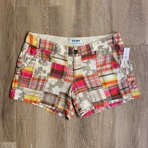 Old Navy Patchwork Shorts - 12 Petite NWT